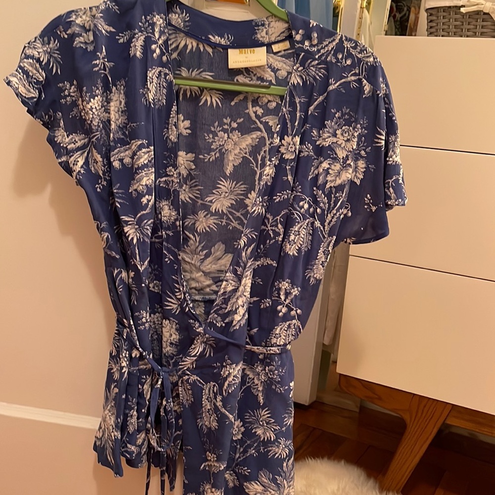 Anthropologie (MAEVE) wrap shirt